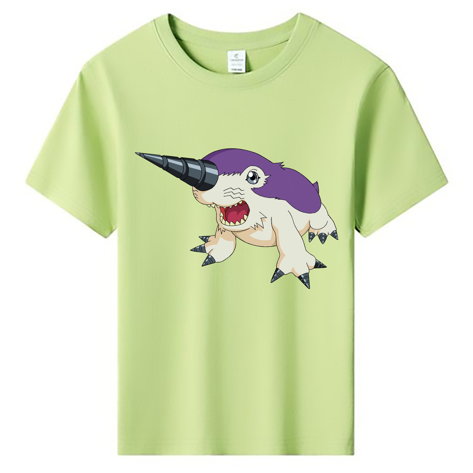 （画像用） Digimon デジタルモンスター/デジモン 綿100％キッズTシャツ（フロントプリント）